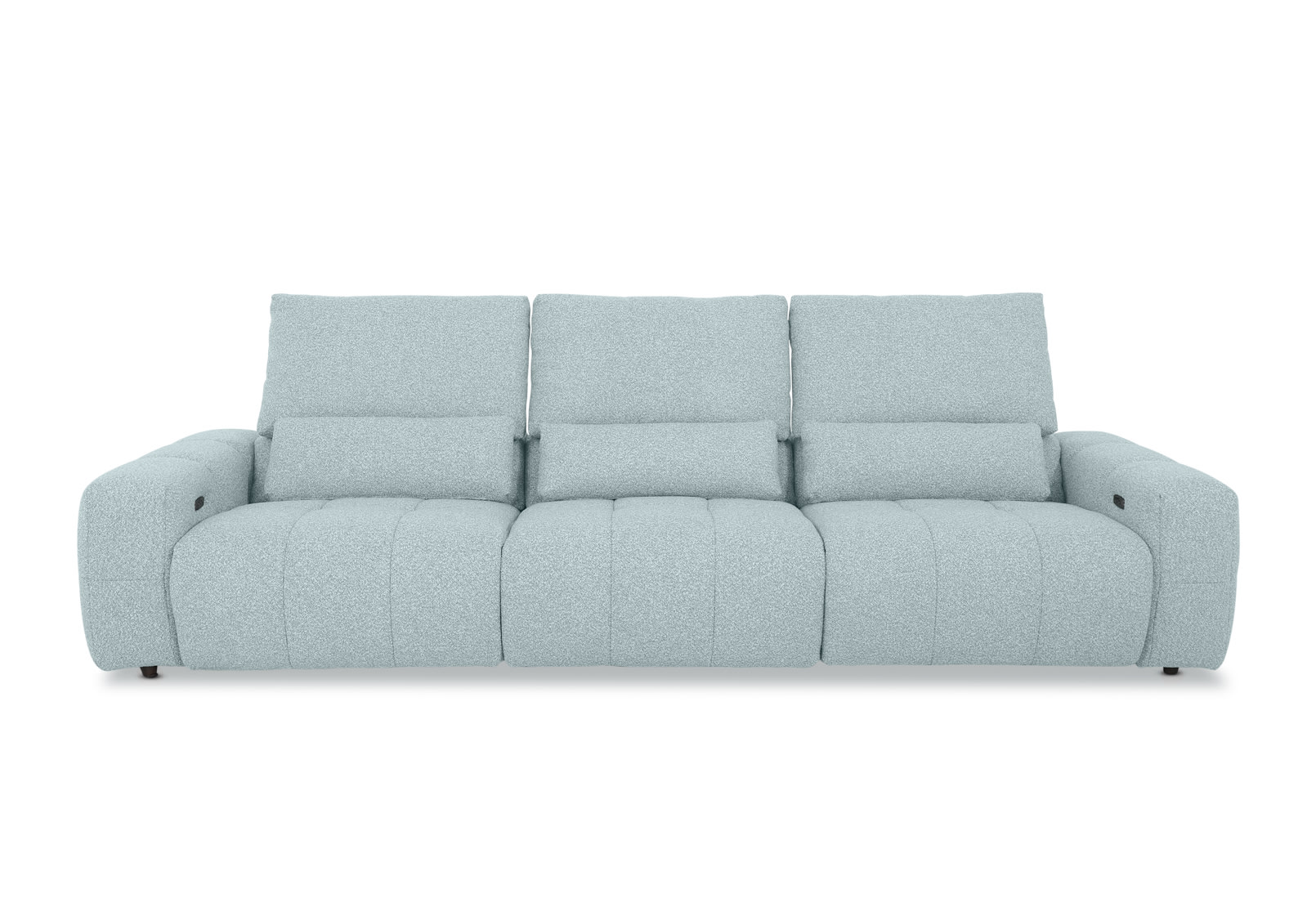 LORYN FABRIC 3.5 Seater with 2 Inbuilt Electric Recliners – image 1 of 10