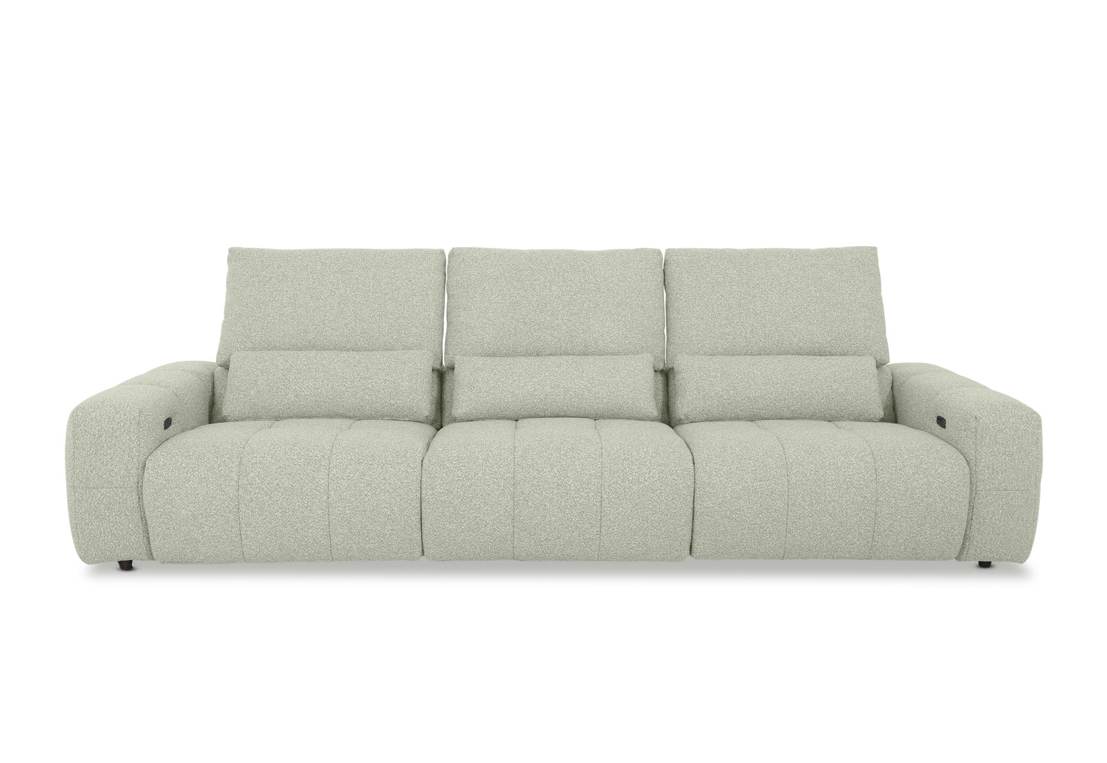 LORYN FABRIC 3.5 Seater with 2 Inbuilt Electric Recliners – image 1 of 10