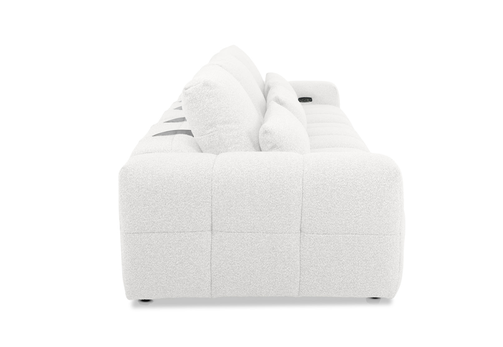LORYN FABRIC 3.5 Seater with 2 Inbuilt Electric Recliners – image 6 of 10