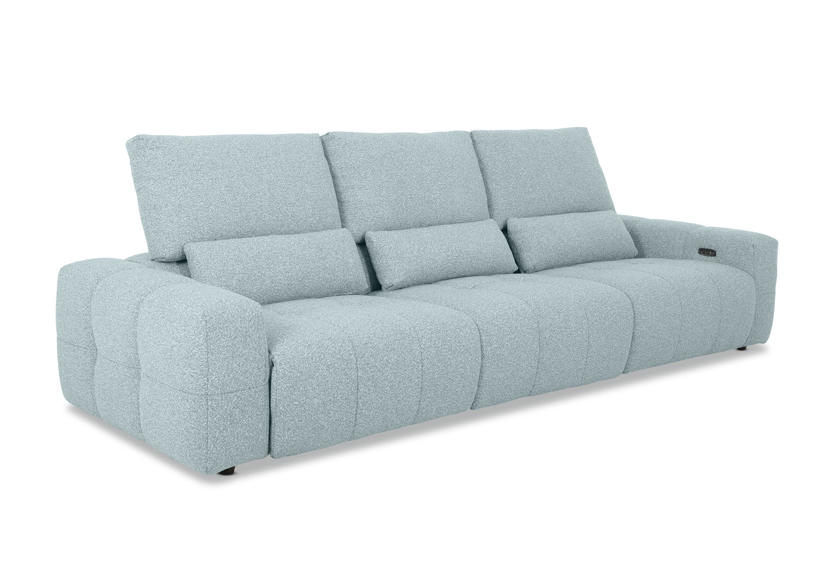 LORYN FABRIC 3.5 Seater with 3 Electric Recliners – image 10 of 18