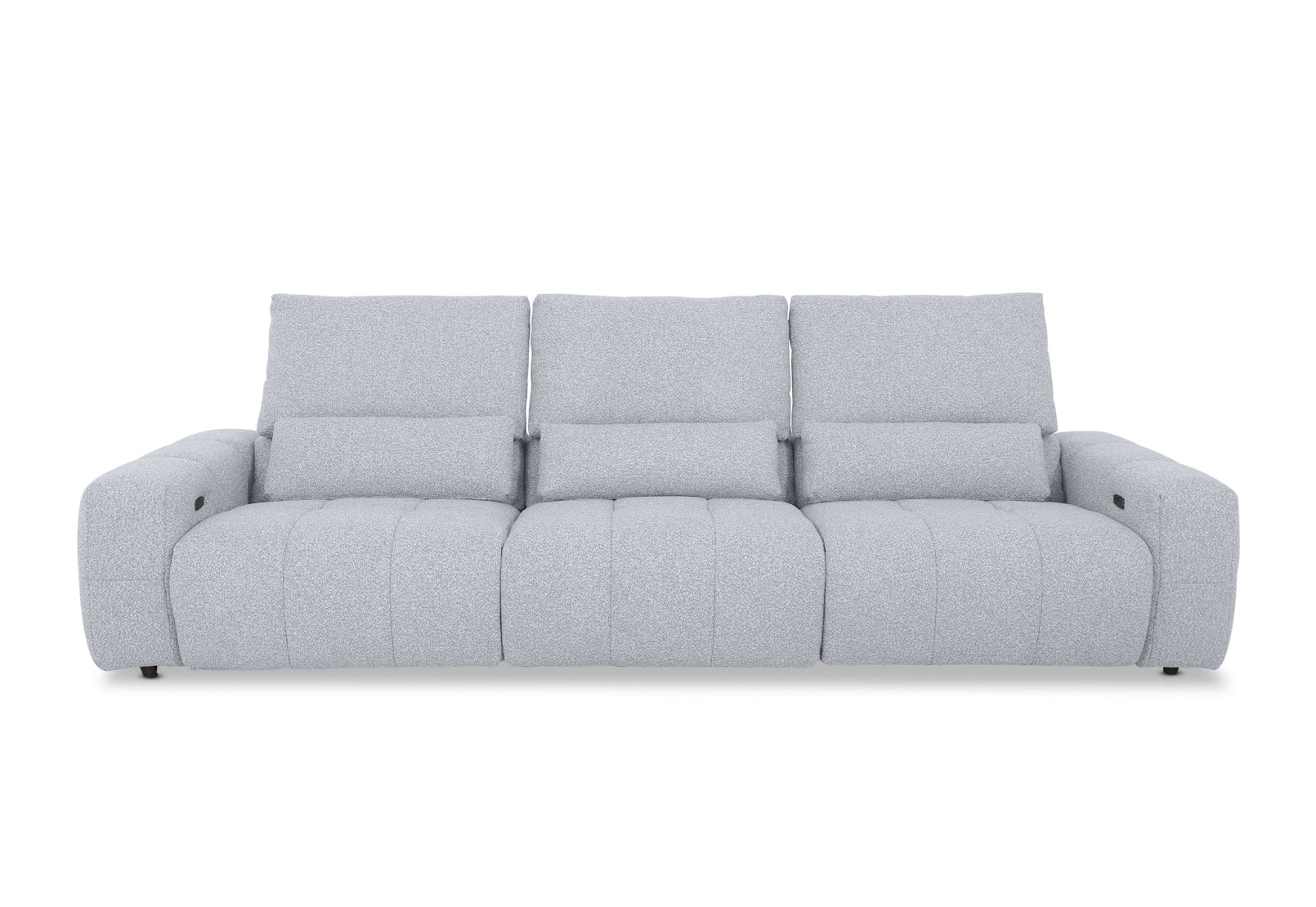 LORYN FABRIC 3.5 Seater with 3 Electric Recliners – image 1 of 15