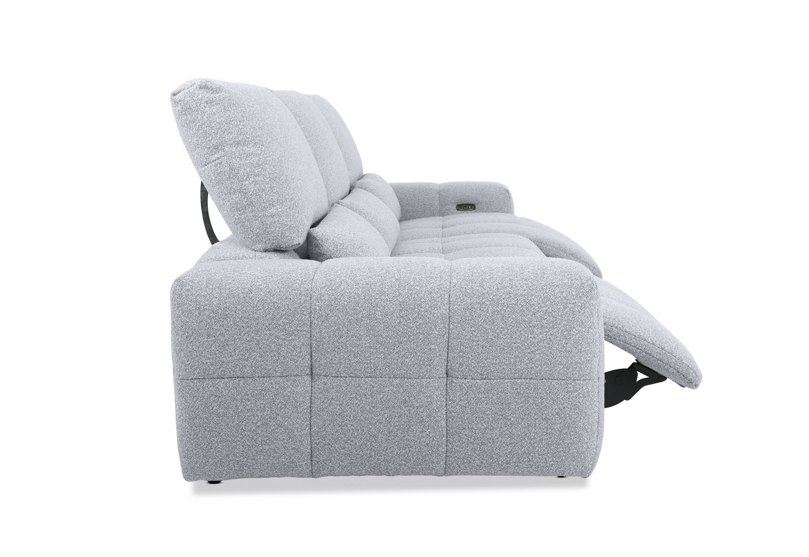 LORYN FABRIC 3.5 Seater with 3 Electric Recliners – image 12 of 15