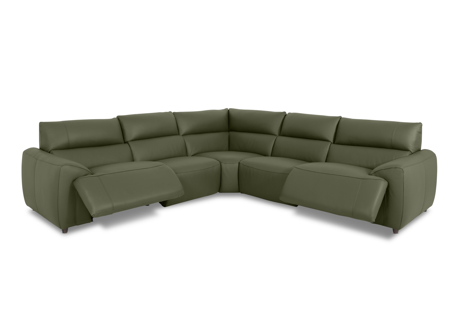 VESSALLI LEATHER 5S Corner Lounge with Electric Recliners – image 6 of 14