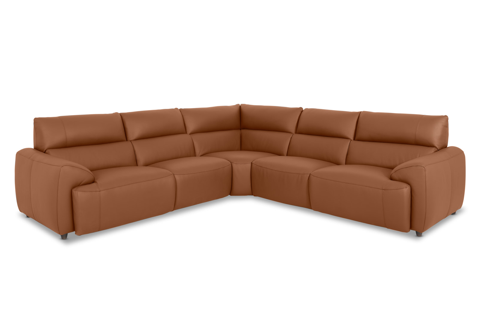 VESSALLI LEATHER 5S Corner Lounge with Electric Recliners – image 1 of 14