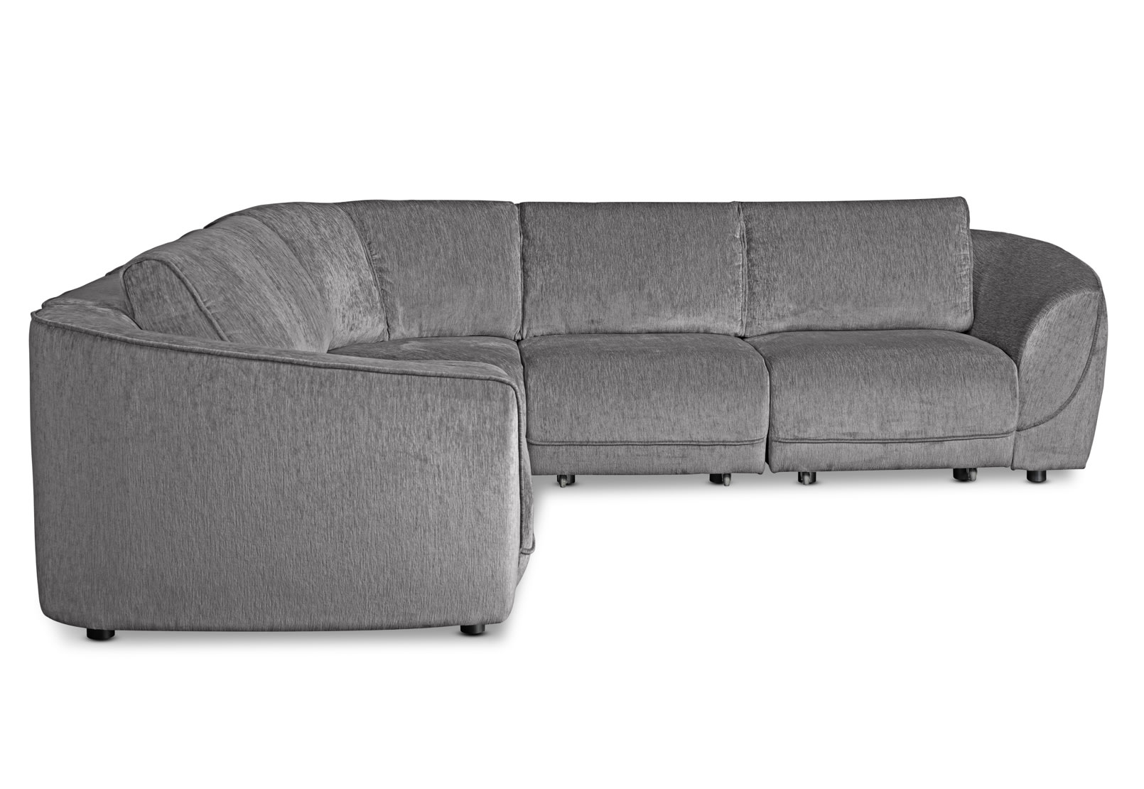 BALTIMORE FABRIC 5S Corner Lounge with 3 Electric Sliders – image 4 of 8