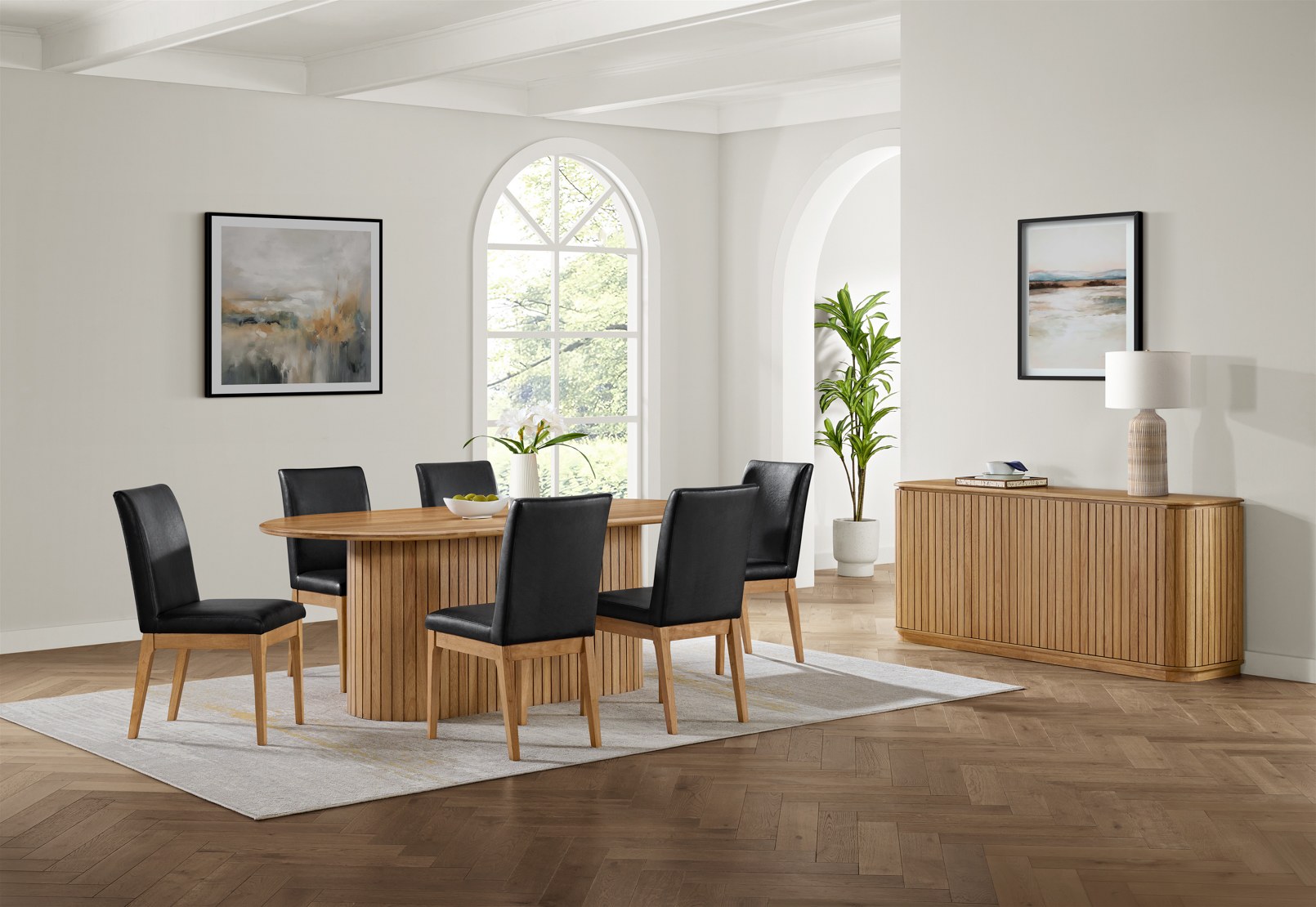 ROCHESTER 7 Piece Dining Suite – image 7 of 8