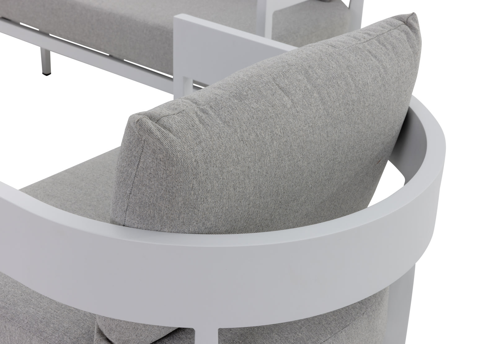 CONJOLA 4 Piece Outdoor Lounge Setting with 2 Seat Sofa – image 7 of 17
