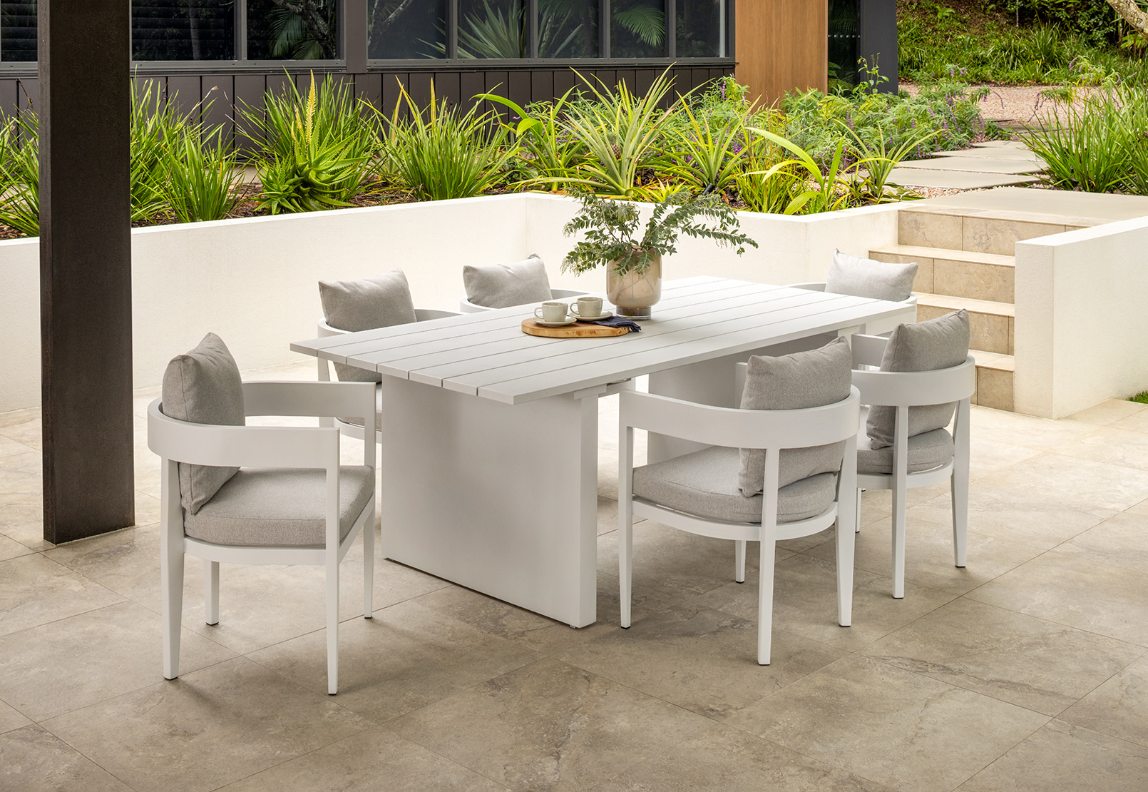 CONJOLA 7 Piece Outdoor Dining Suite – image 1 of 11