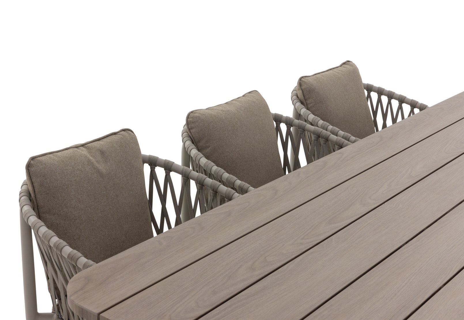 SEABROOK 9 Piece Outdoor Dining Setting with Anguilla Chairs – image 7 of 8