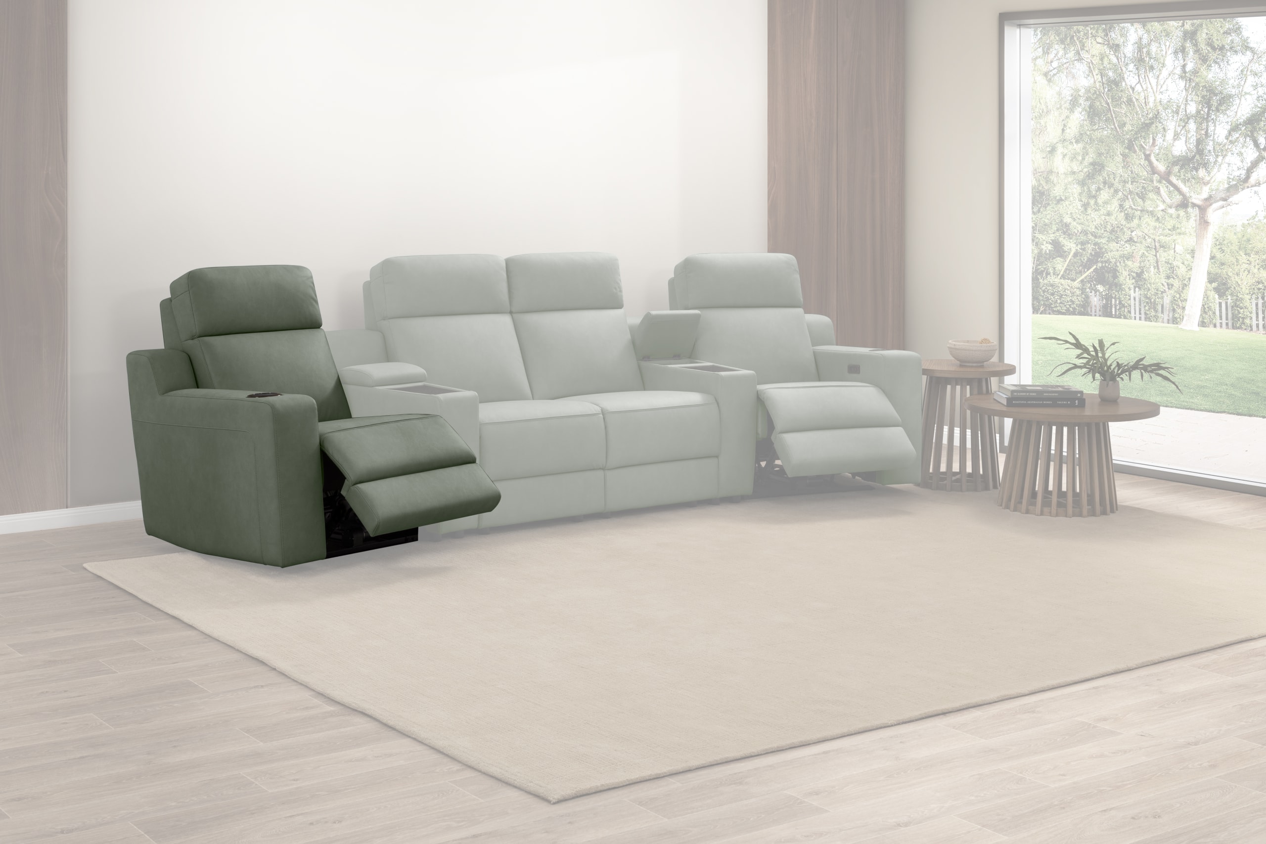LEANDRO LHF Arm Chair with Single Motor Recliner – image 1 of 12
