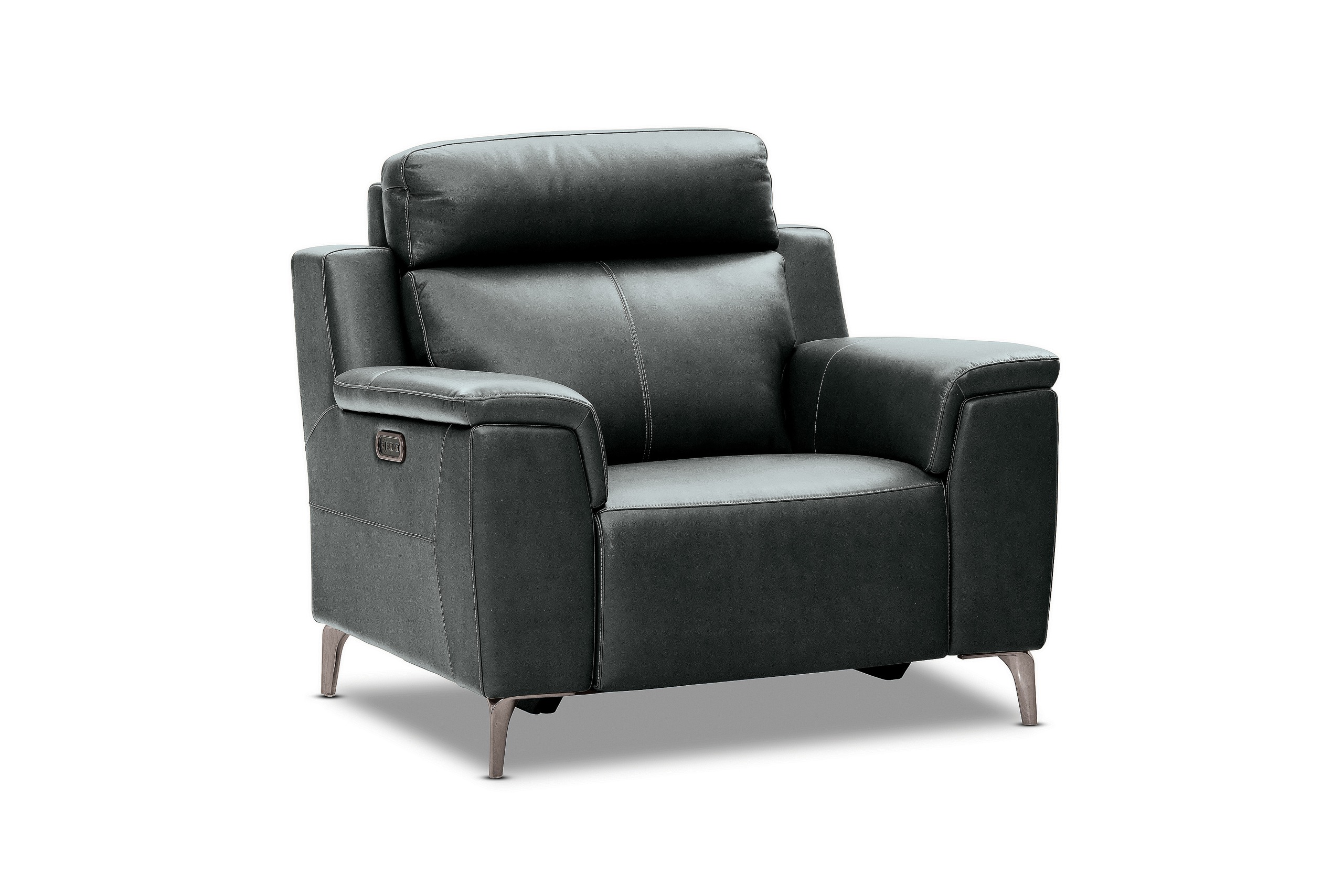 ARISTOTLE Leather Electric Recliner – image 2 of 3