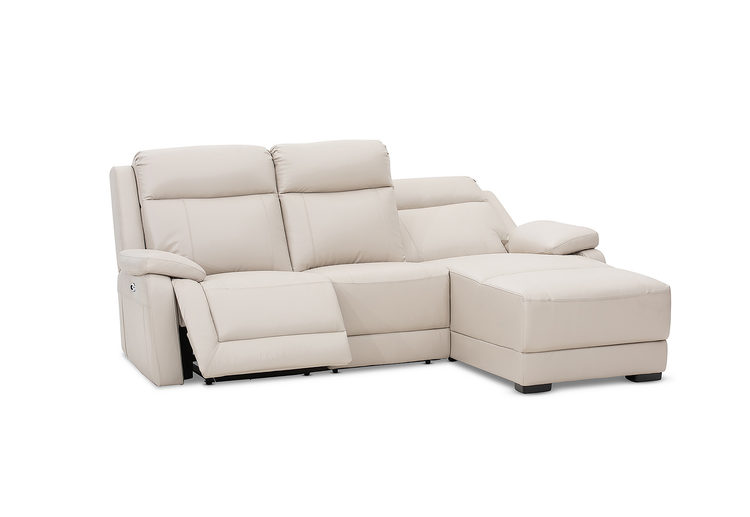 SAN MARCO Leather 3 Seater Right-Hand Facing Chaise – image 4 of 4