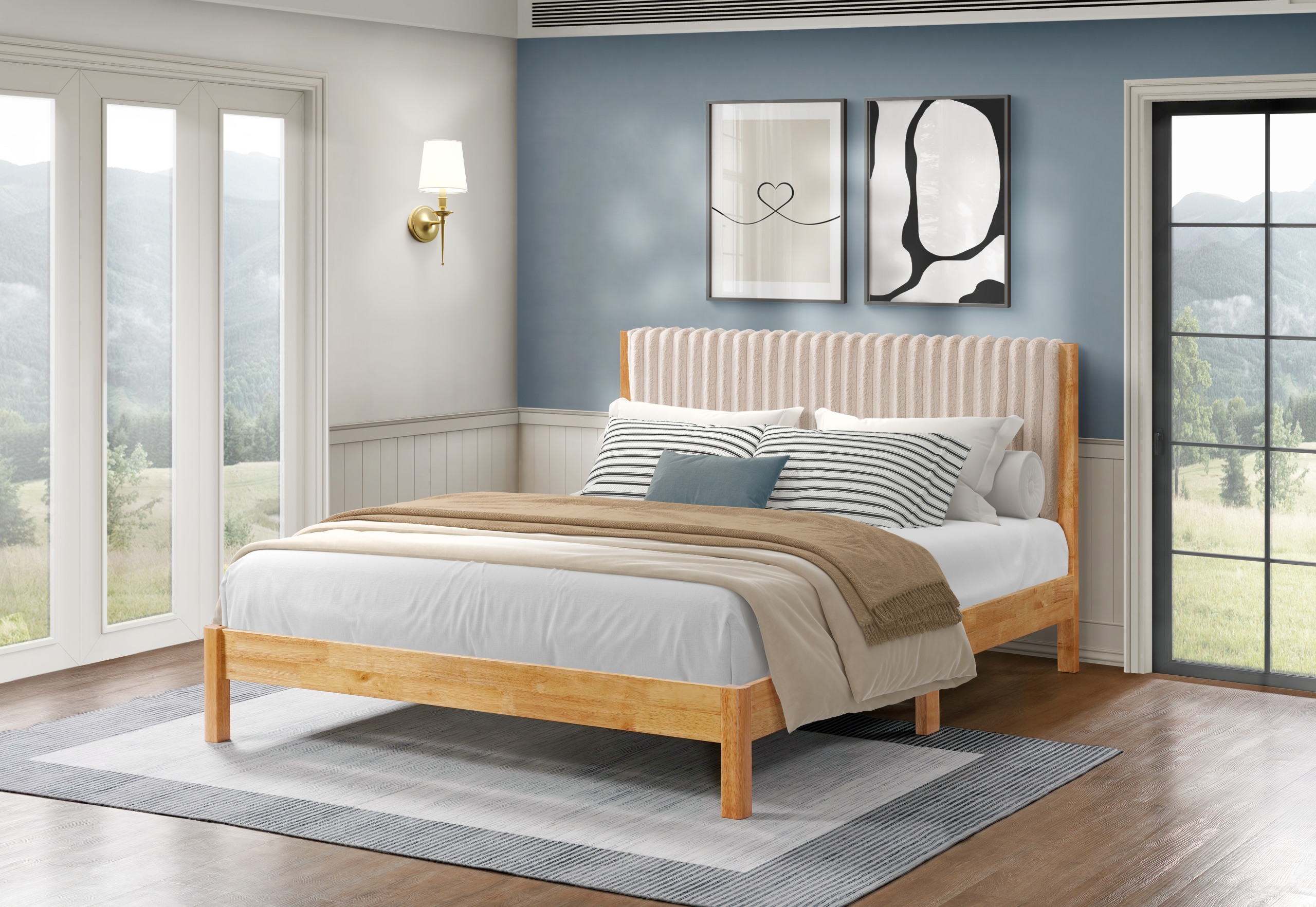 ALISHA Queen Bed (2CTNS) – image 2 of 9