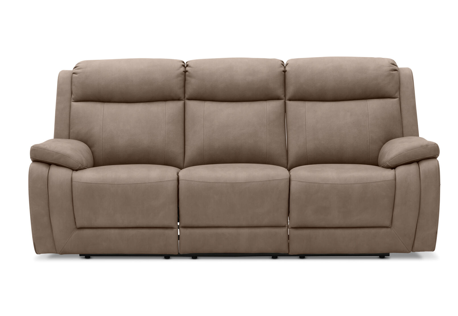 SAN MARCO Fabric 3 Seater Sofa with 2 Inbuilt Recliners – image 2 of 6
