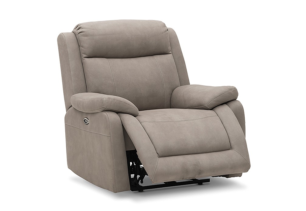 SAN MARCO Electric Recliner (Buckskin Suede) – image 9 of 10