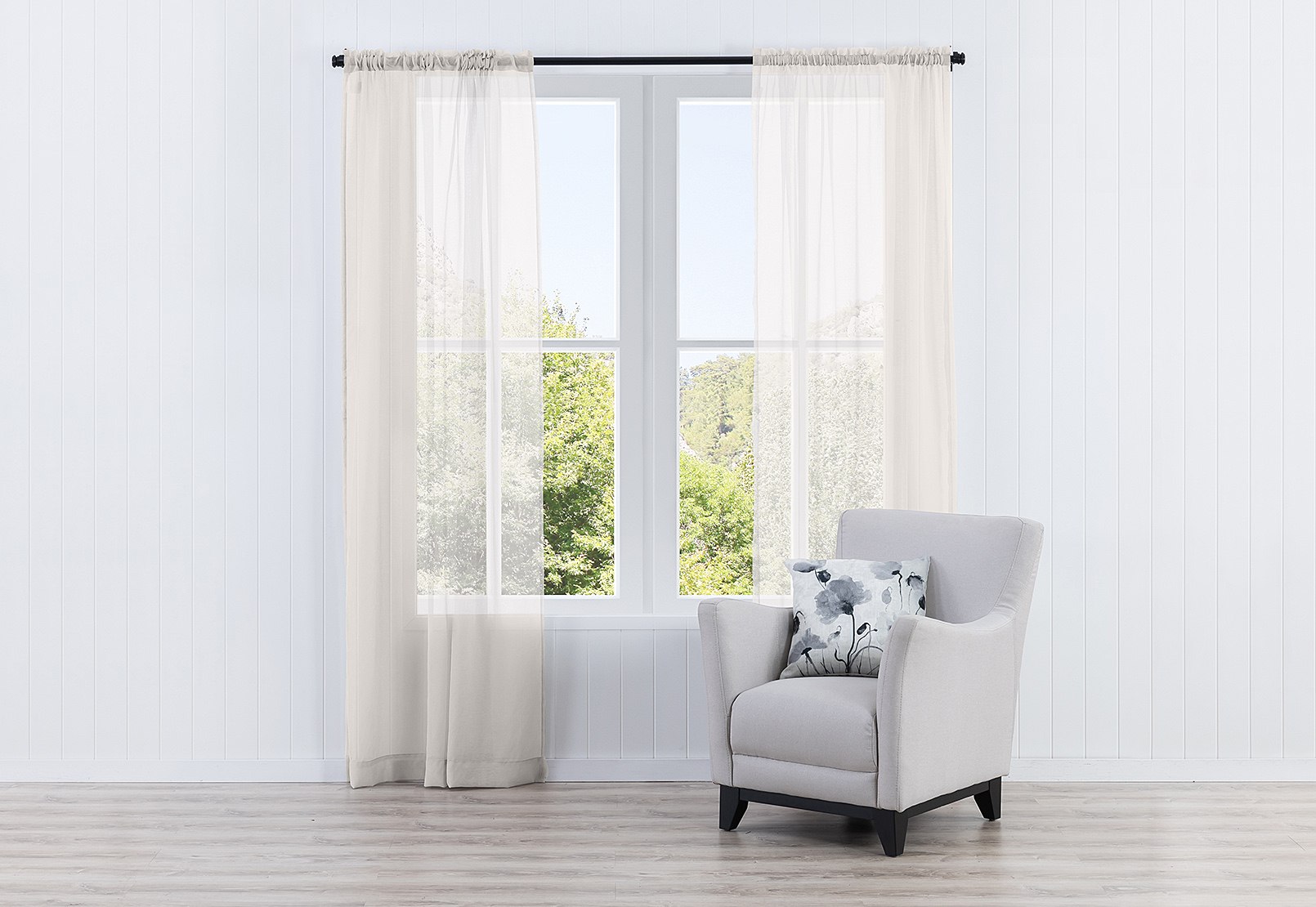 AIREY Rod Pocket Curtain (4PC) – image 1 of 4