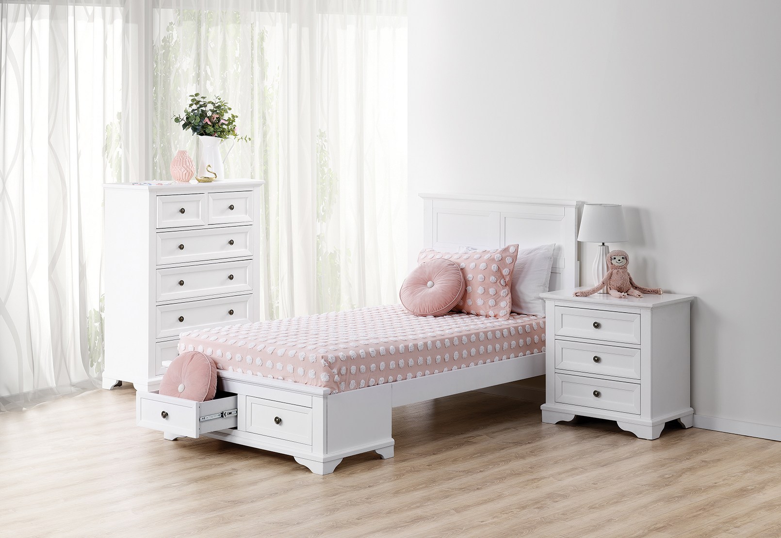 CHANELLE King Single Bed – image 1 of 6