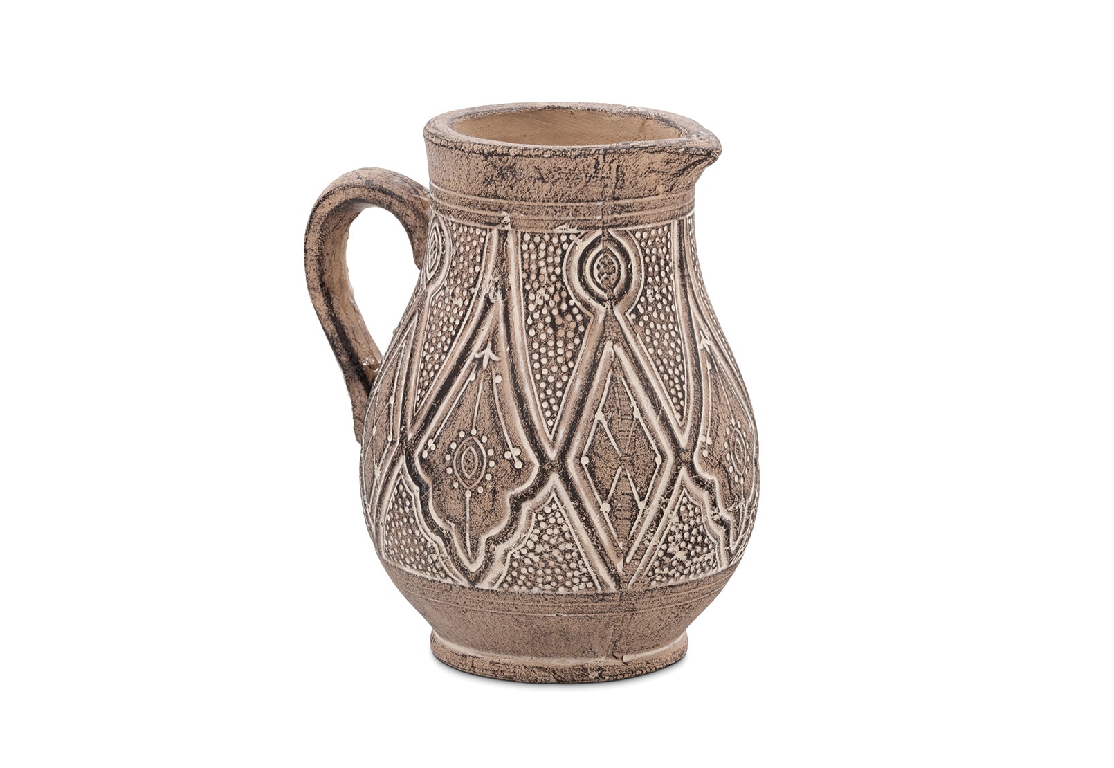 DEWANTI 25..5cm Tribal Terracotta Jug – image 1 of 1