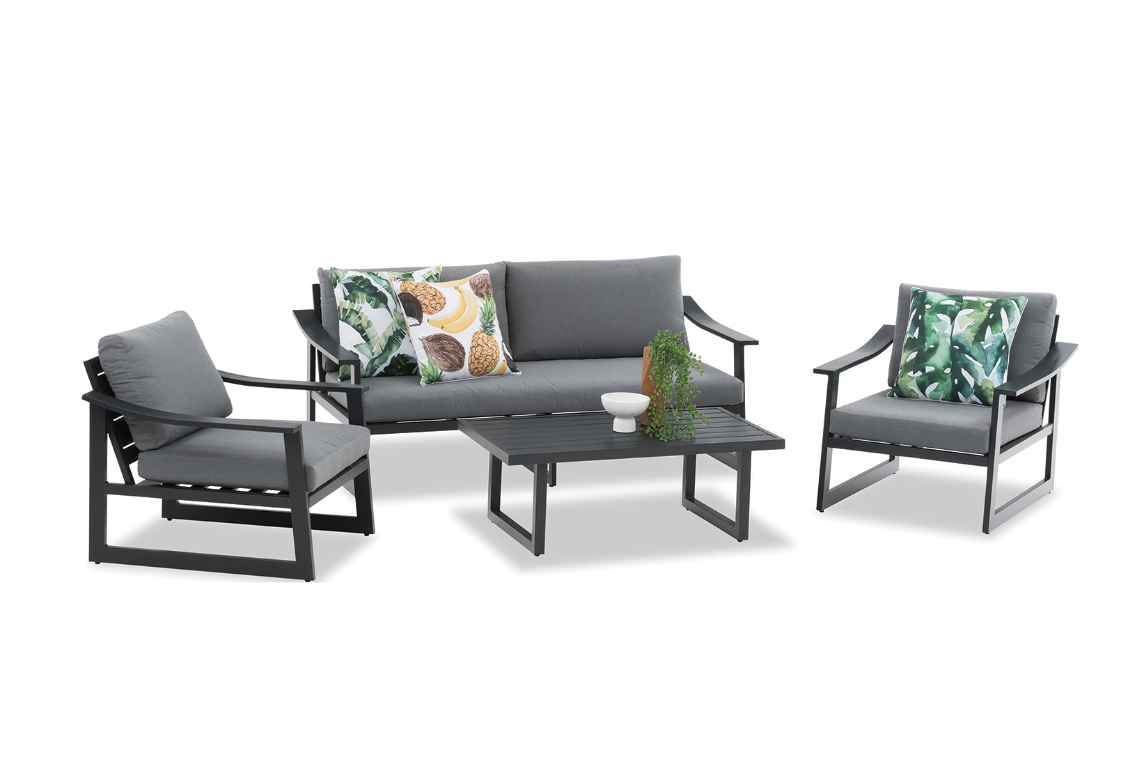 ZARIAH 4 Pce Outdoor Lounge Setting – image 4 of 14