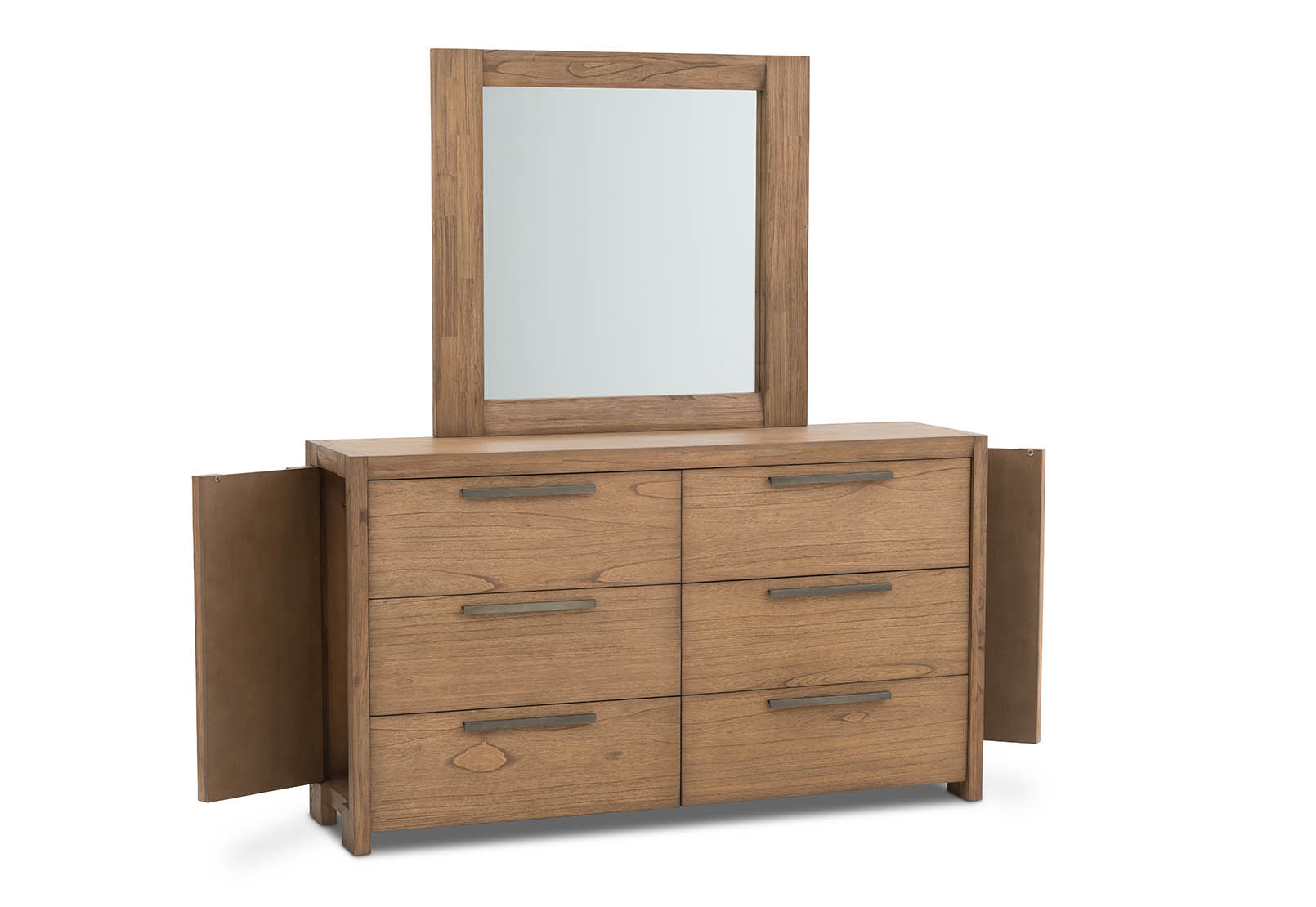 ROMULUS 6 Drawer Dresser with Mirror – image 4 of 11