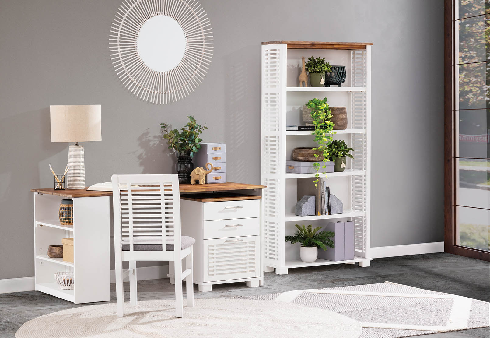 SANTO ANDRE 5 Tier Bookcase – image 3 of 3