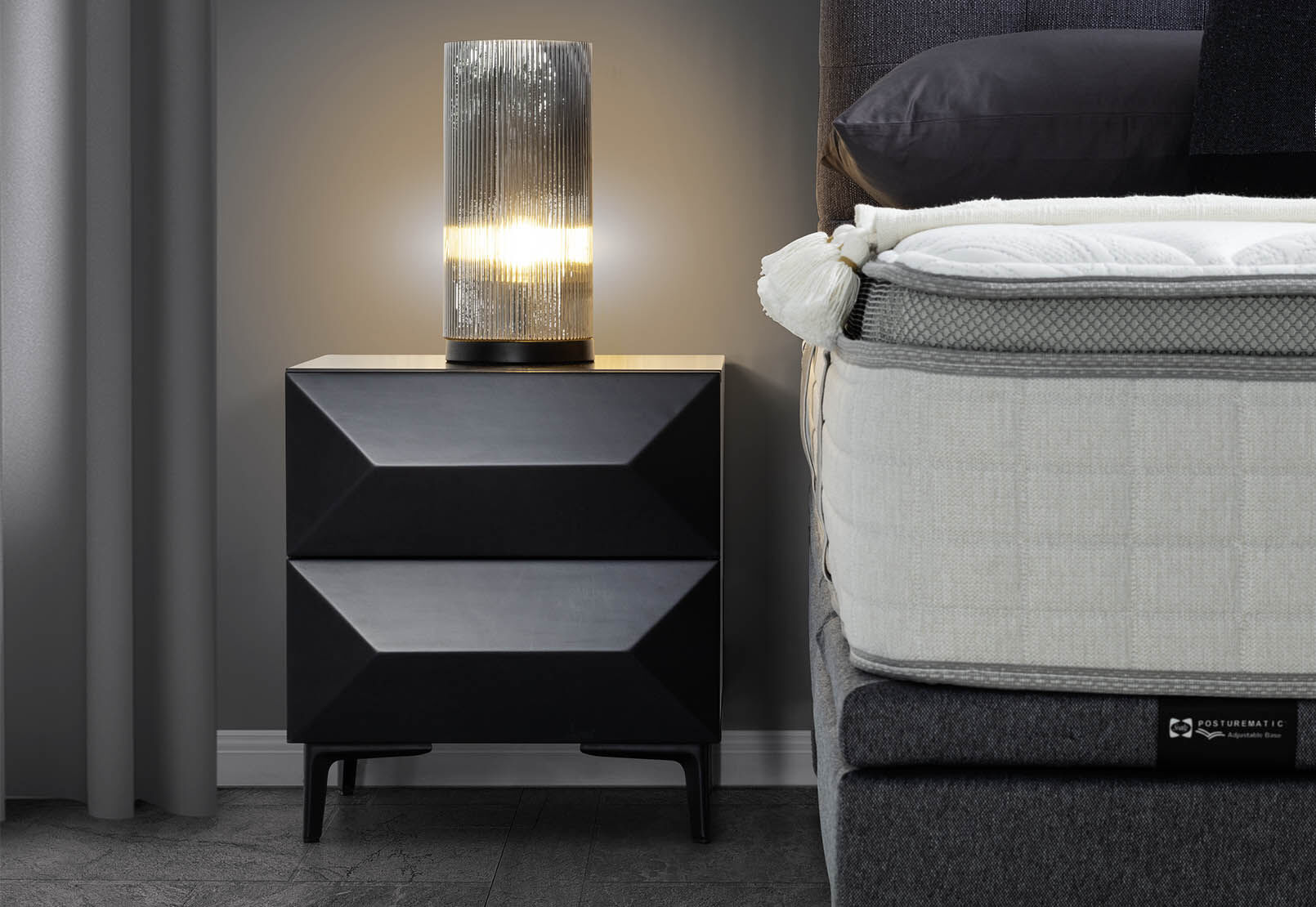 MILANA 2 Drawer Bedside – image 2 of 5