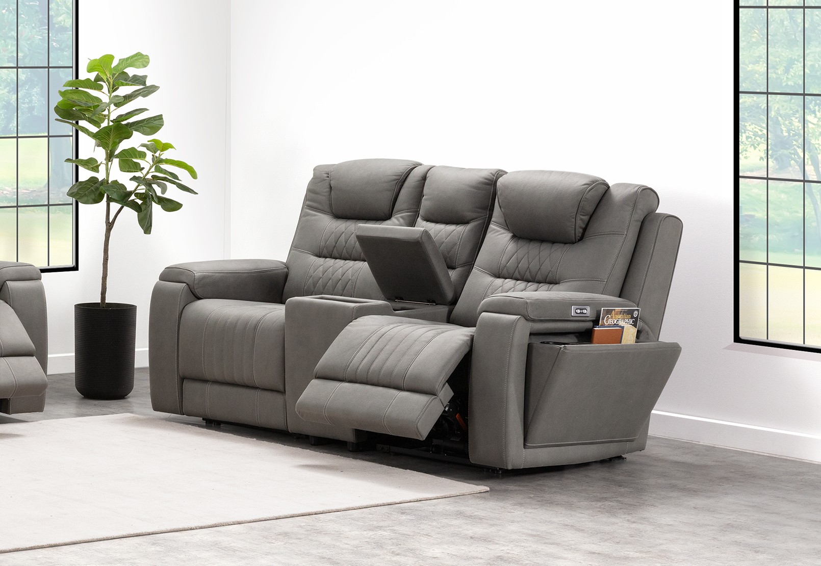 AGASSI FABRIC 2 Seater with Dual Motor Recliners – image 20 of 21