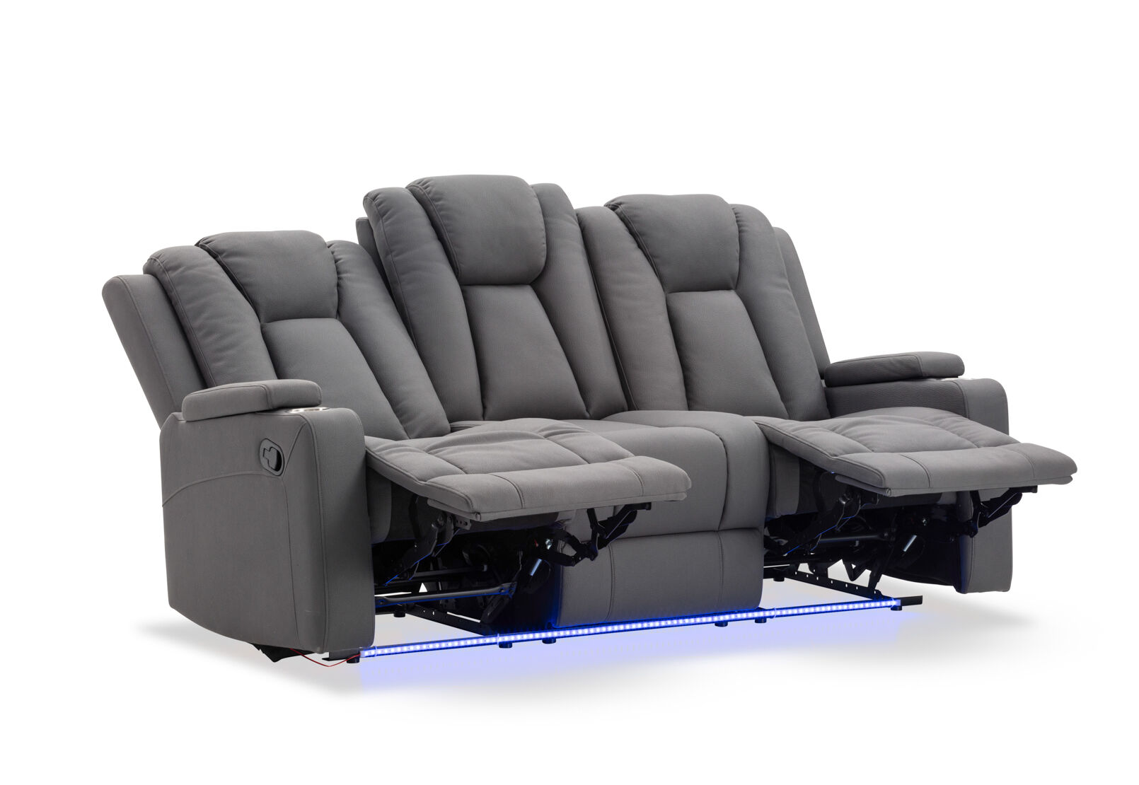 TRAVIS FABRIC 3 Seater with Recliners – image 12 of 24