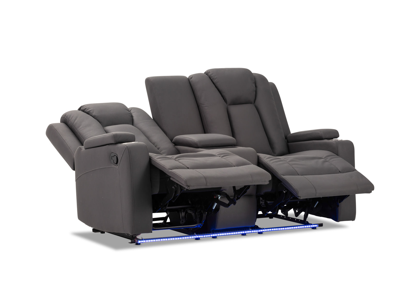TRAVIS FABRIC 2 Seater with Recliners and Console – image 10 of 23