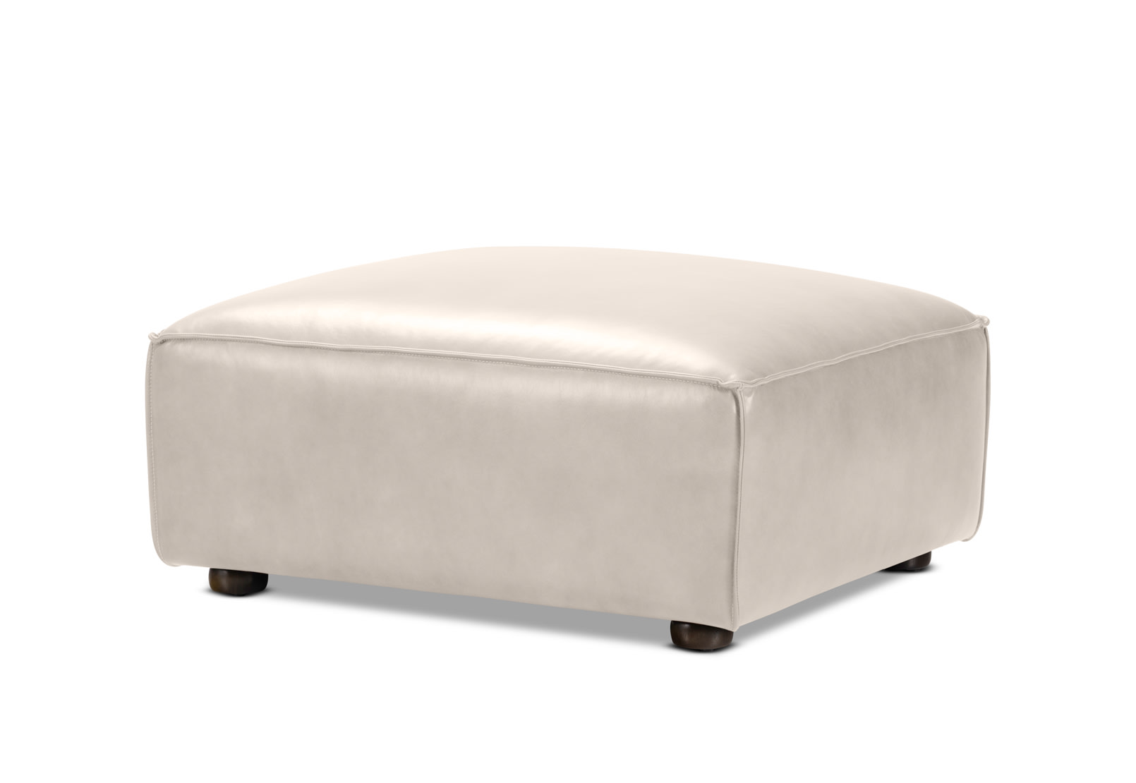 BARTELLE LEATHER Ottoman – image 3 of 4