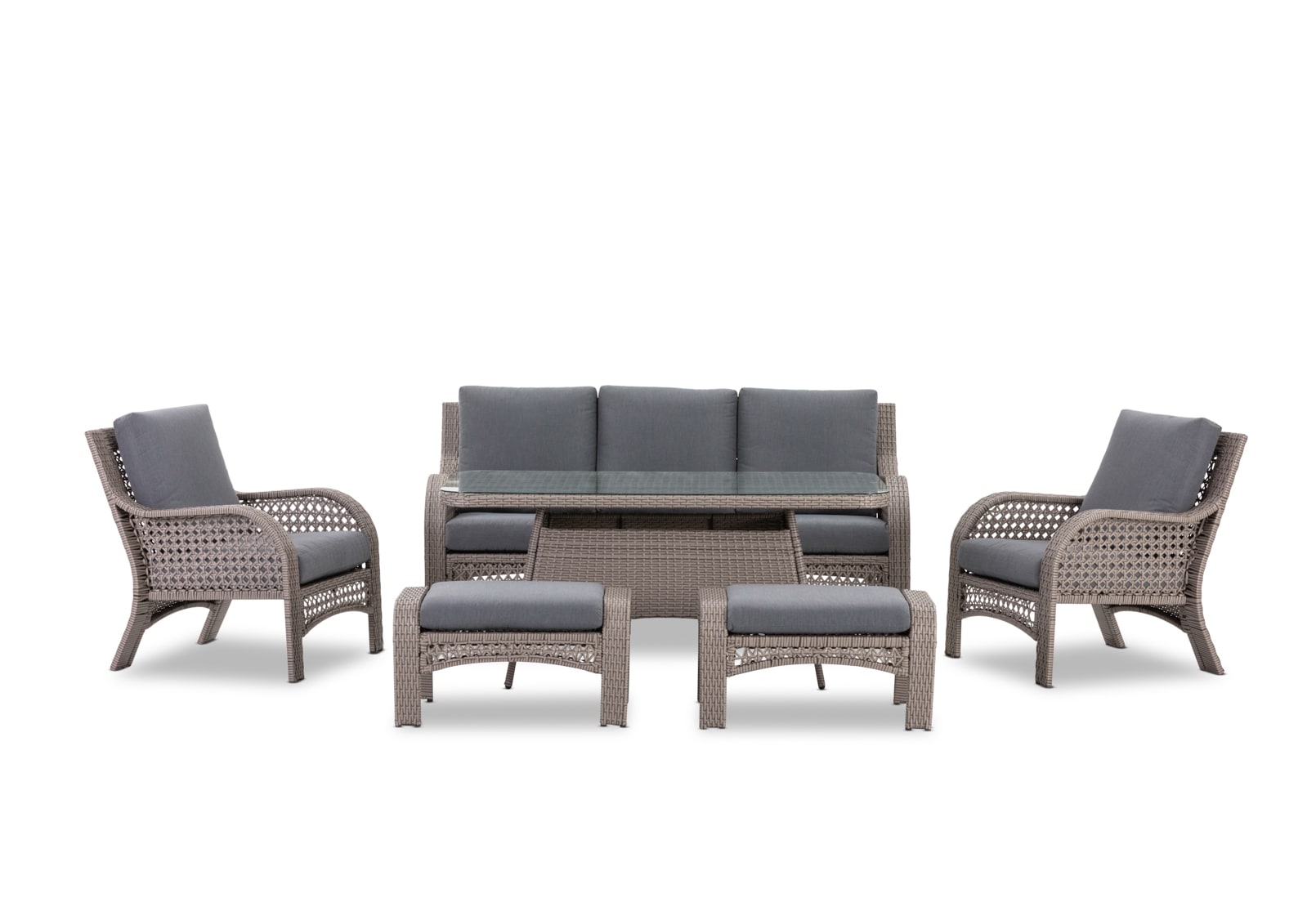 ISABELA 6 Piece Outdoor Lounge Dining Setting – image 2 of 9