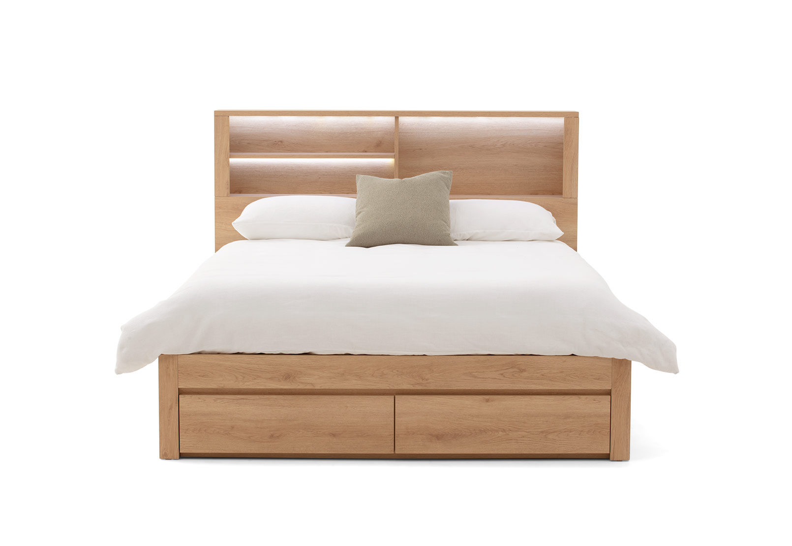 COLWYN BAY Queen Gas Lift Bed with 2 Drawers – image 2 of 26