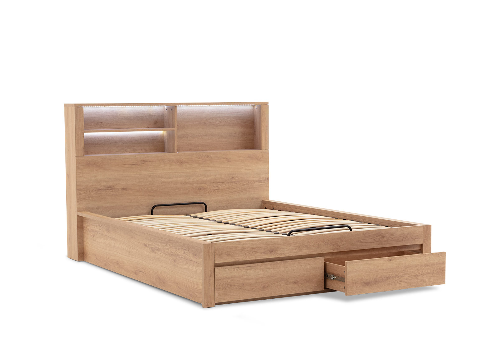COLWYN BAY Queen Gas Lift Bed with 2 Drawers – image 11 of 26