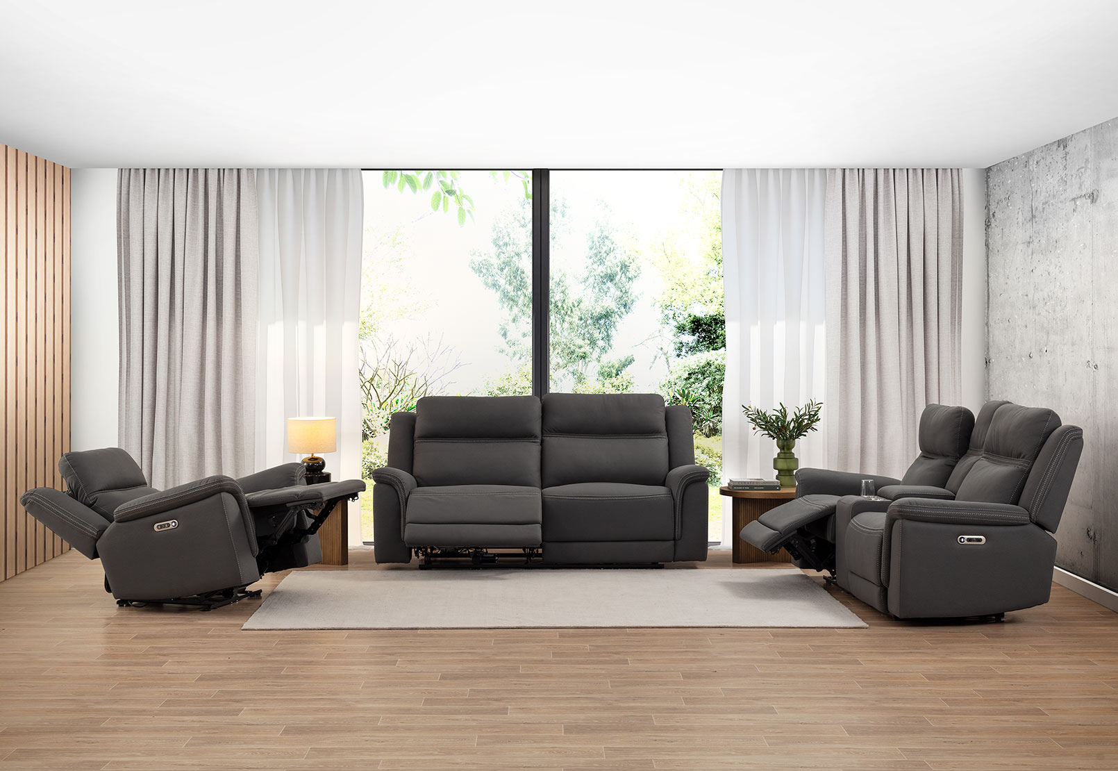 WOLFGANG FABRIC 2.5 Seater Electric Recliner – image 25 of 27