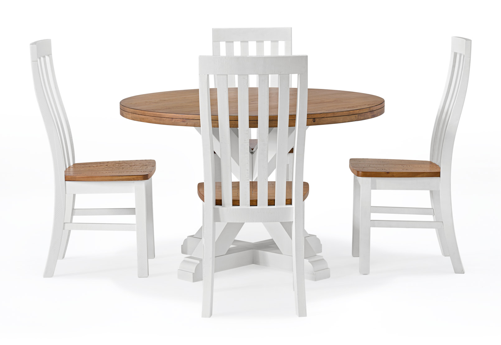 CHARLSBOURG 5 Piece 1200 Round Dining Suite – image 3 of 8