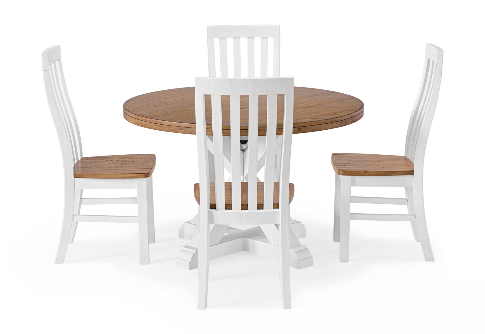 CHARLSBOURG 5 Piece 1200 Round Dining Suite – image 4 of 8
