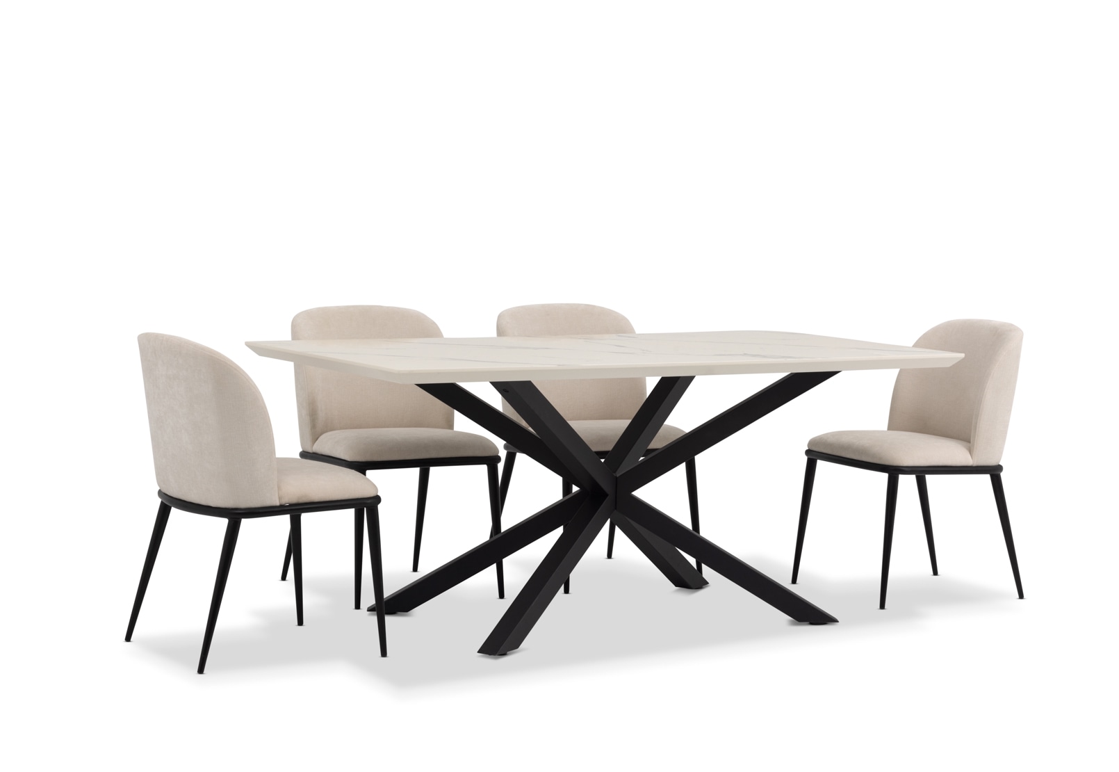 ARABELLA 7 Piece Dining Suite with Cedric Dining Chairs – image 3 of 6