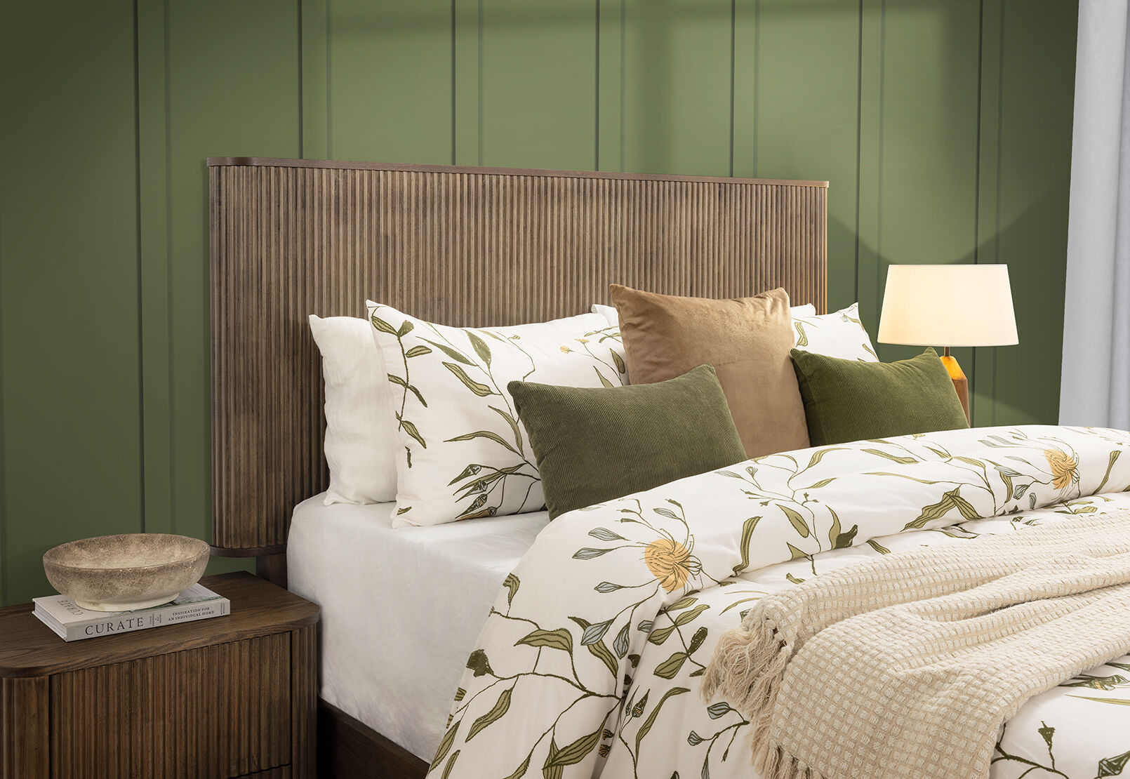 ADEONA 4 Piece Queen Bed Tall Chest Suite – image 2 of 3
