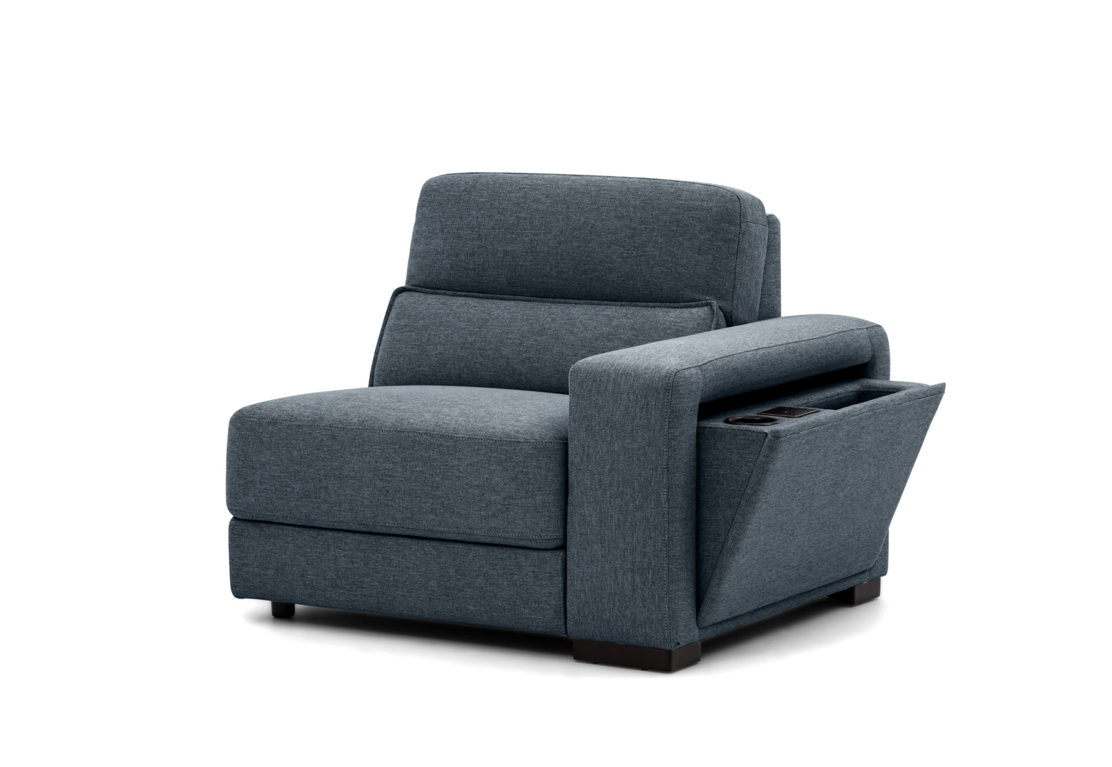 ELISEO FABRIC 2 Seater Sofa with Square Console – image 5 of 6