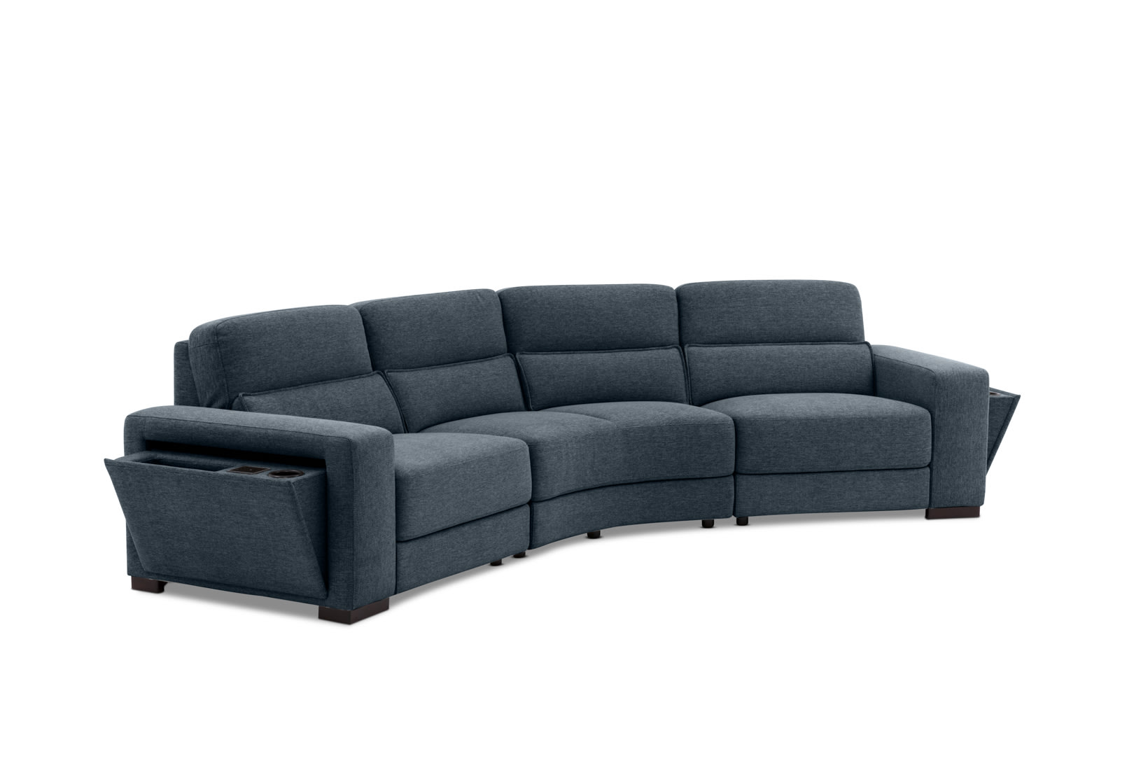 ELISEO FABRIC 4 Seater Wedge Sofa – image 3 of 12