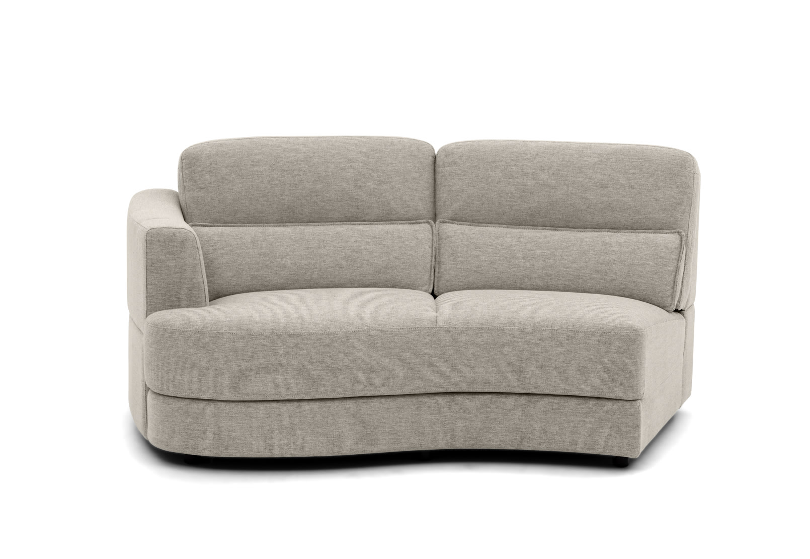 ELISEO FABRIC 4 Seater Curved Sofa – image 3 of 5