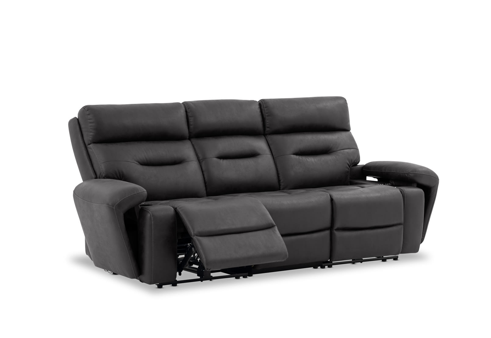 HOLLYWOOD FABRIC Media 3 Seater with Electric Recliners – image 7 of 24