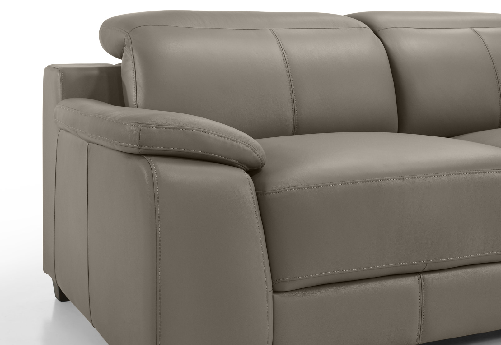 ESCHER LEATHER 3 Seater Sofa – image 4 of 8