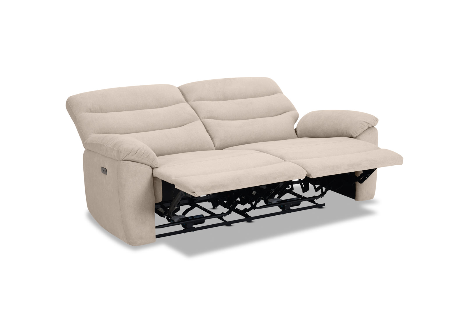 REUBEN FABRIC 3 Seater Electric Recliners – image 6 of 12