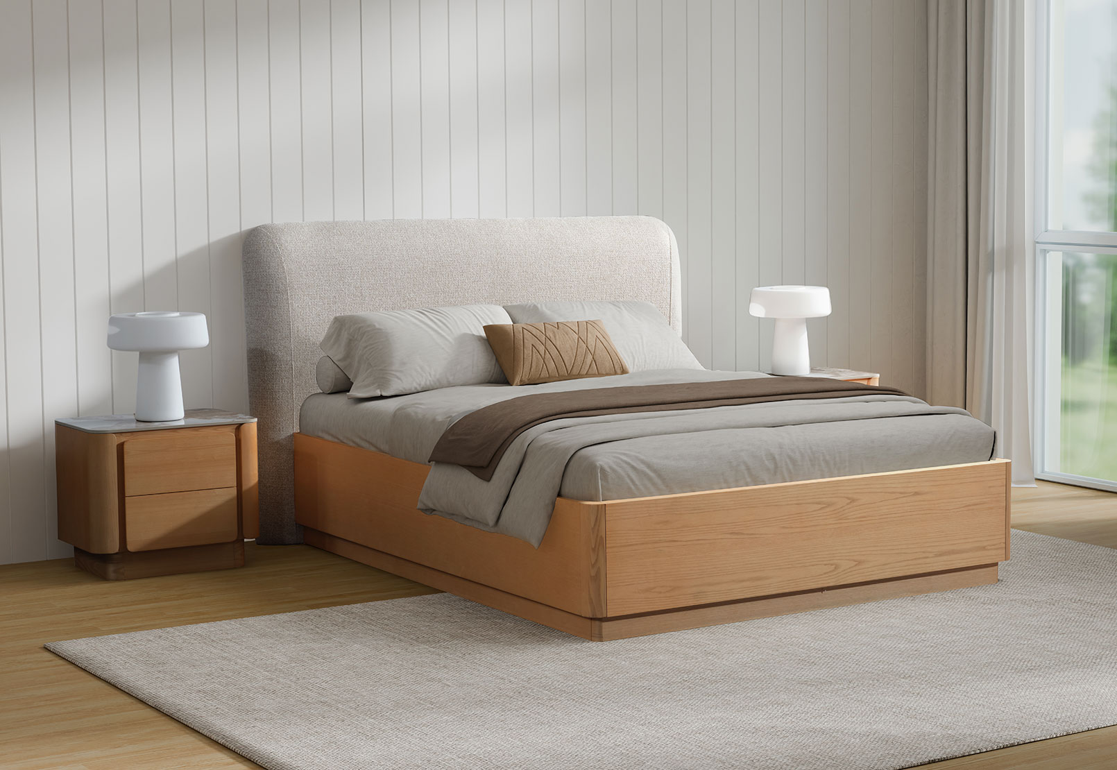 VINCENTIO Queen Bed – image 1 of 10