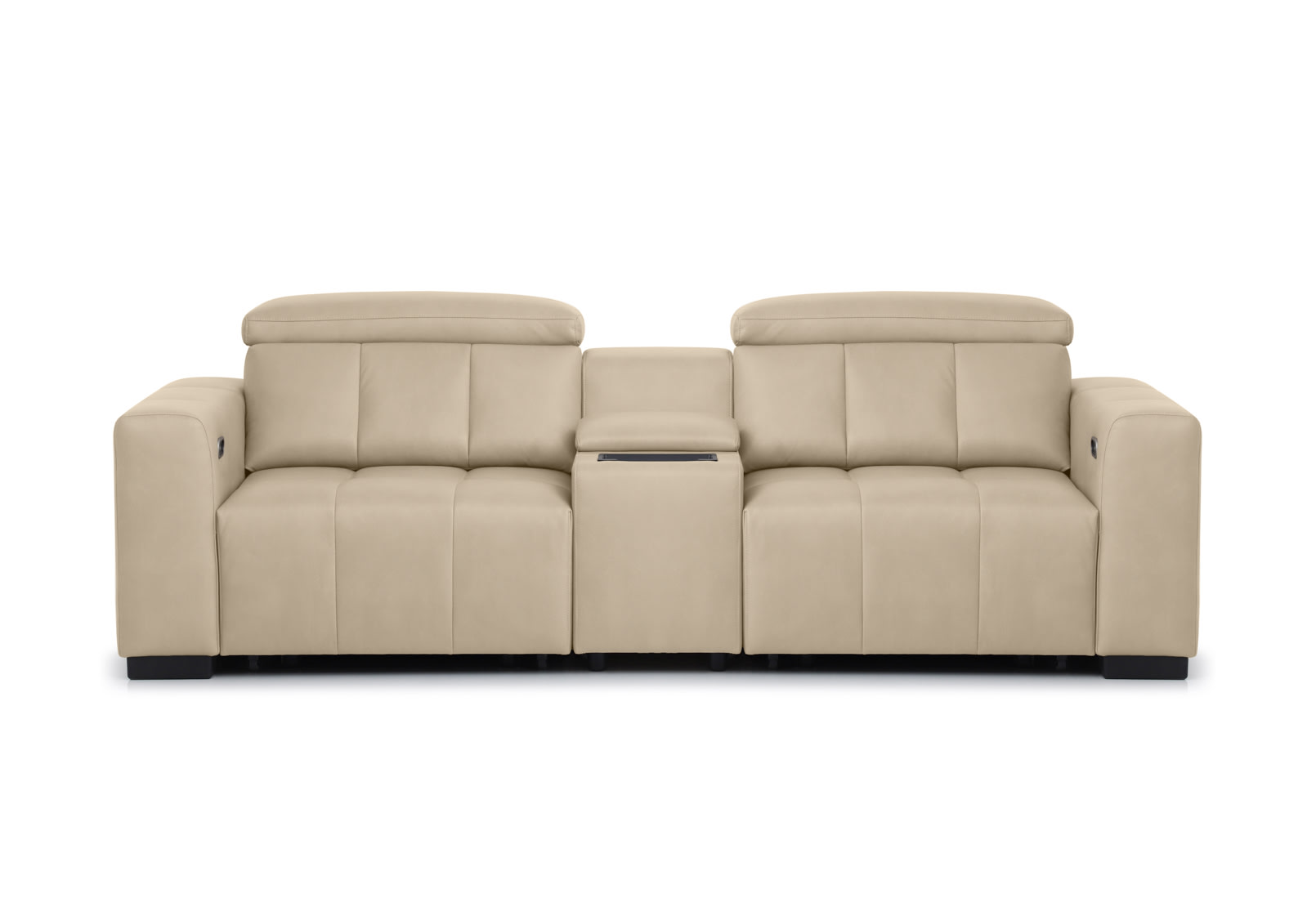 FARRINGTON FABRIC 2 Seater Electric Slider with Console – image 1 of 1