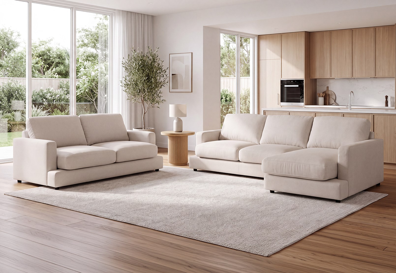 LIESL 2.0 FABRIC 3 Seater Sofa with Right-Hand Facing Chaise – image 9 of 9