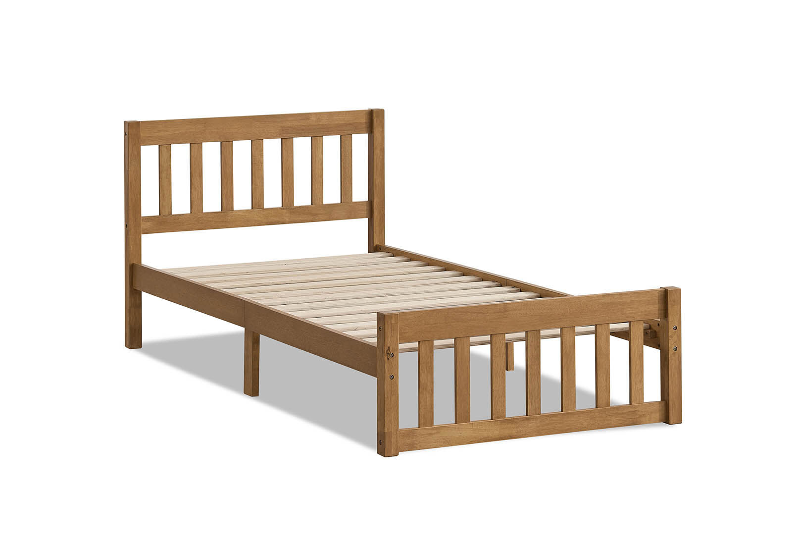 HAY RIVER Light Oak Single Bed – image 4 of 5