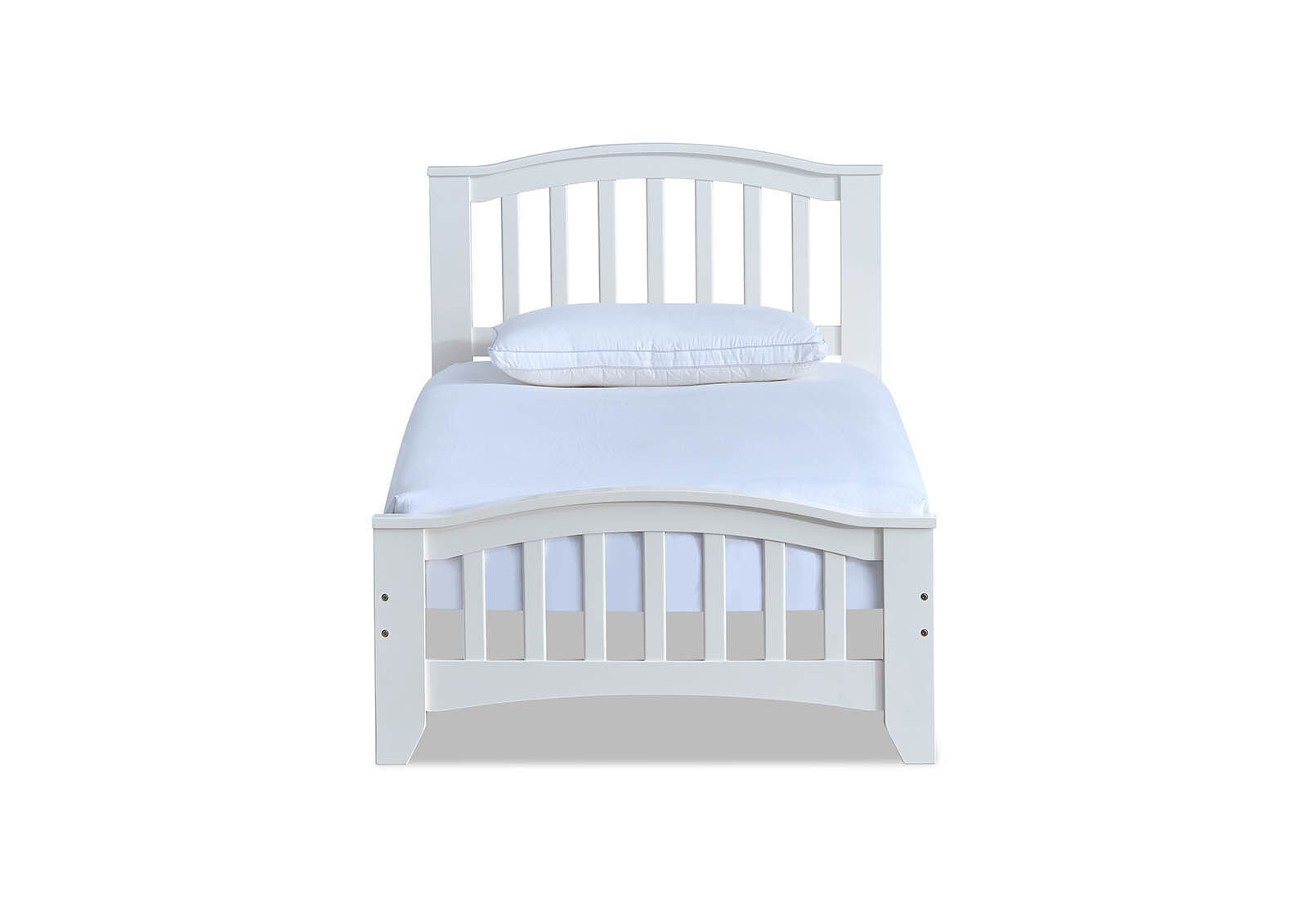 SCHAEFER White Single Bed – image 2 of 5