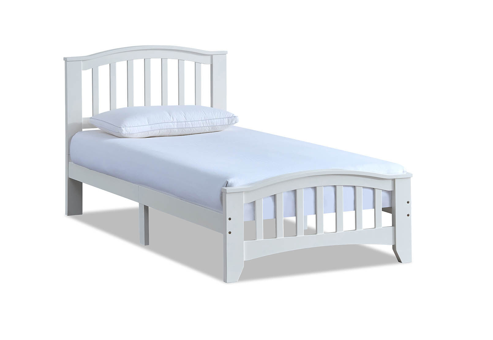 SCHAEFER White Single Bed – image 3 of 5